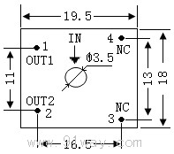 CT286A,CT254A微型電流互感器安裝尺寸3