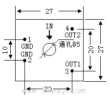 CT286A,CT254A微型電流互感器安裝尺寸4