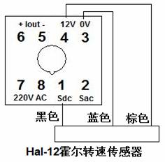 SQY05T105轉(zhuǎn)速數(shù)字顯示儀接線圖2