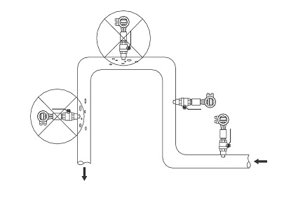 LDC21插入式電磁流量計(jì)原理圖