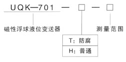 UQK-701磁性浮球液位變送器選型說(shuō)明