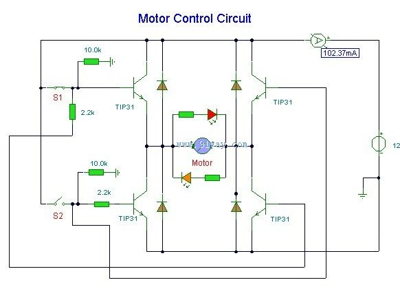 直流電動(dòng)機(jī)控制電路