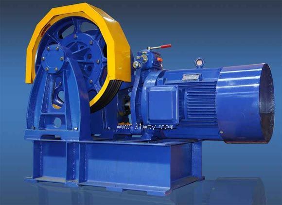YJ300A(2500-5000Kg,0.5-1.0m/s)交流雙速曳引機(jī)