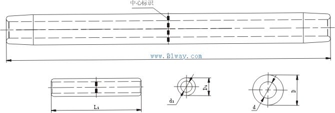 JYD-N型耐熱導(dǎo)線用液壓搭接接續(xù)管安裝尺寸