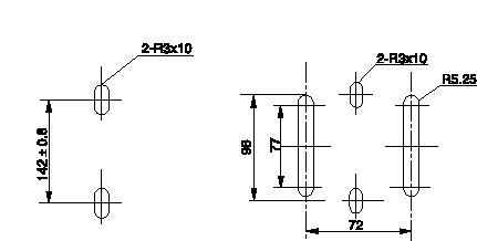 DD-11型接地繼電器開孔尺寸