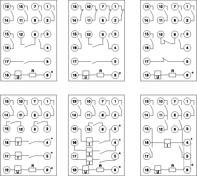 ZJ3-C系列快速中間繼電器接點(diǎn)圖