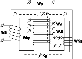 DCD-2型差動(dòng)繼電器接線圖2
