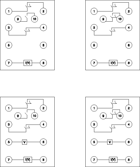 DX-4A型信號繼電器接線圖