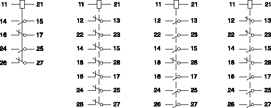 RXMA1型中間繼電器接點(diǎn)圖3