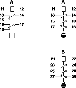 RXSF1型雙掉牌型信號(hào)繼電器接線圖3