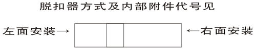 M-NZML系列帶剩余電流保護(hù)塑殼斷路器附件代號(hào)