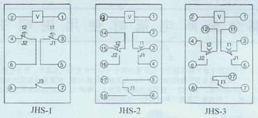 JHS-10系列高精度時(shí)間繼電器接線圖