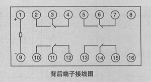BS-30系列時(shí)間繼電器接點(diǎn)圖