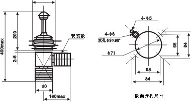 QT18系列起重機(jī)控制臺(tái)安裝示意圖