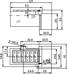 DCZ-8B計(jì)度器安裝尺寸