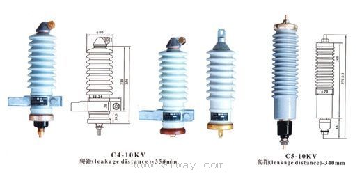 Y5W-10,Y10W-10KV瓷外套避雷器